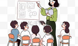 老师和学生的漫画,趣味教学瞬间